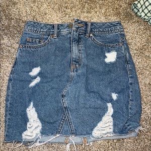 H&M jean skirt